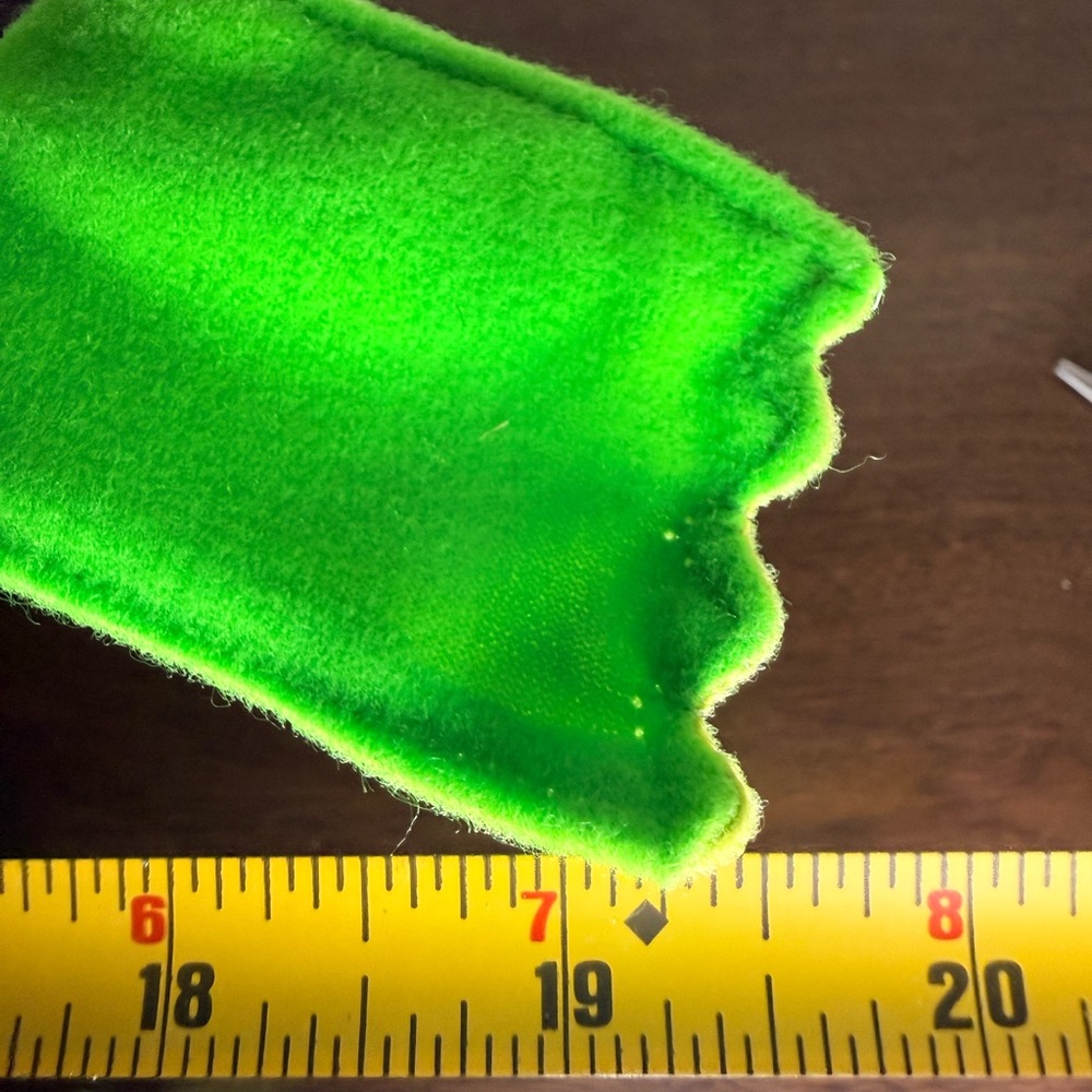 Plush Frog Character Toy - Bright Green Kermit-Style Plush - Picture 10 of 11